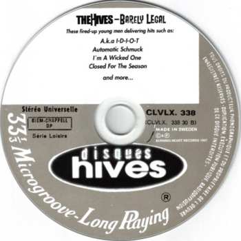 LP The Hives: Barely Legal