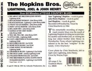 CD The Hopkins Brothers: The Hopkins Brothers (Joel, Lightning & John Henry)
