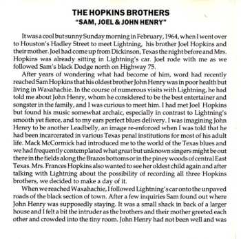 CD The Hopkins Brothers: The Hopkins Brothers (Joel, Lightning & John Henry)