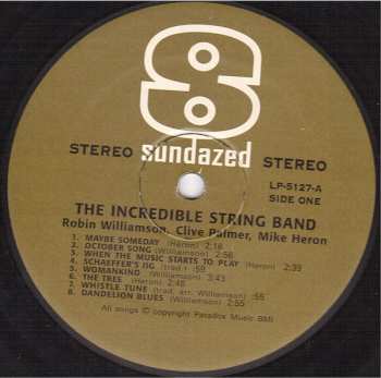 LP The Incredible String Band: The Incredible String Band