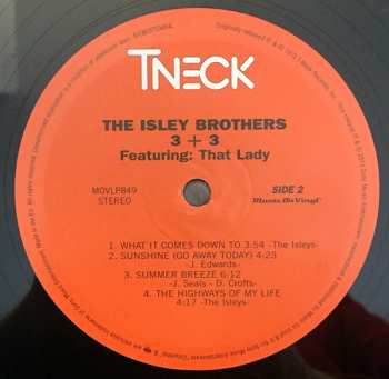 LP The Isley Brothers: 3 + 3