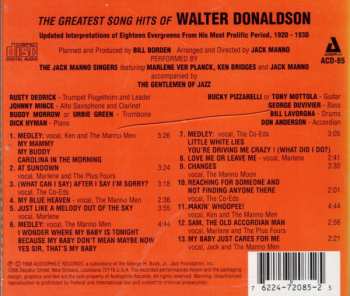 CD The Jack Manno Singers: The Greatest Hits Of Walter Donaldson