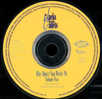 CD The Jacks: The Jacks Meet The Cadets: Why Don't You Write Me?