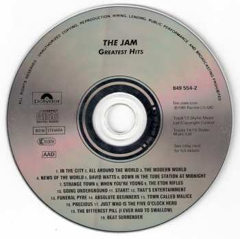 CD The Jam: Greatest Hits