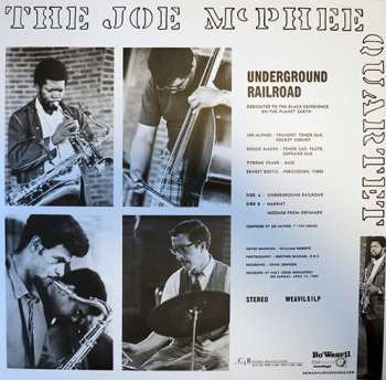 LP Joe McPhee Quartet: Underground Railroad LTD
