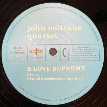2LP The John Coltrane Quartet: A Love Supreme (6th International Jazz Festival Juan-Les-Pins, Antibes, France)