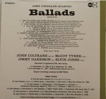 LP/CD The John Coltrane Quartet: Ballads LTD