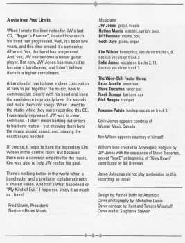 CD The JW-Jones Blues Band: My Kind Of Evil