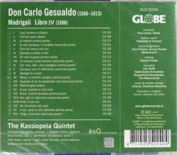 CD Carlo Gesualdo: Madrigali Libro IV
