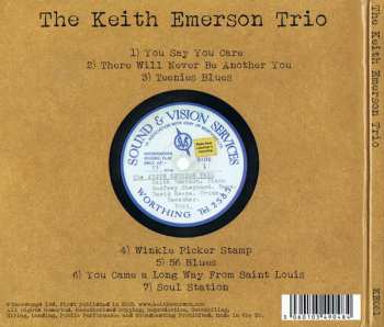 CD The Keith Emerson Trio: The Keith Emerson Trio