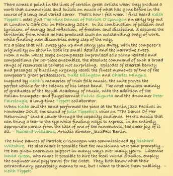 CD Keith Tippett Octet: The Nine Dances Of Patrick O'Gonogon