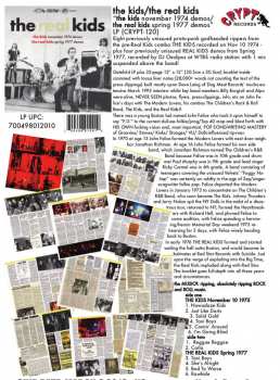 LP The Real Kids: November 1974 Demos / Spring 1977 Demos
