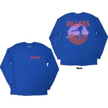 Marchandises The Killers: The Killers Unisex Long Sleeve T-shirt: Tour '24 Destiny Is Calling Me (blue) (back Print & Ex-tour) (medium) M