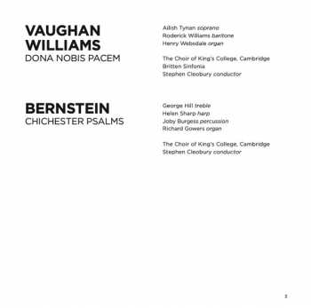 SACD Leonard Bernstein: Dona Nobis Pacem; Chichester Psalms