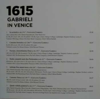 Blu-ray/SACD The King's College Choir Of Cambridge: 1615: Gabrieli in Venice