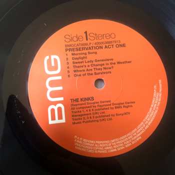 LP The Kinks: Preservation Act 1