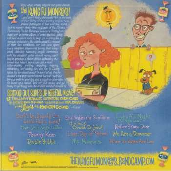 LP The Kung Fu Monkeys: School's Out, Surf's Up, Let's Fall In Love! CLR