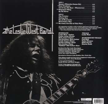 LP The Leslie West Band: The Leslie West Band CLR