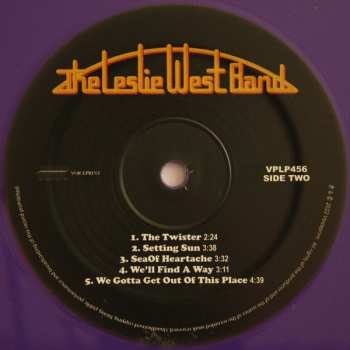 LP The Leslie West Band: The Leslie West Band CLR