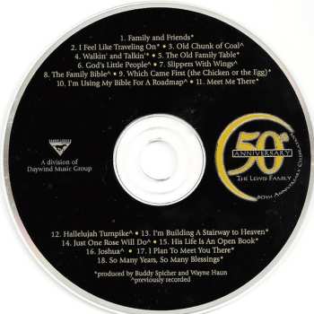 CD The Lewis Family: 50th Anniversary Celebration