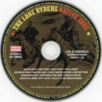 3CD The Long Ryders: Native Sons DLX
