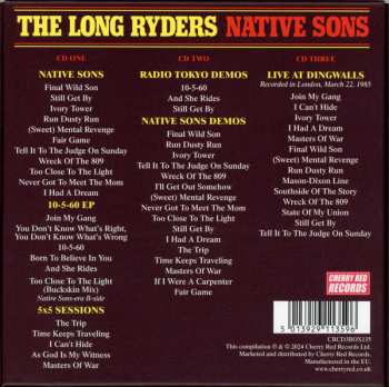 3CD The Long Ryders: Native Sons DLX