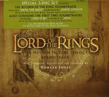 3CD/Coffret Howard Shore: The Lord Of The Rings (The Motion Picture Trilogy Soundtrack)