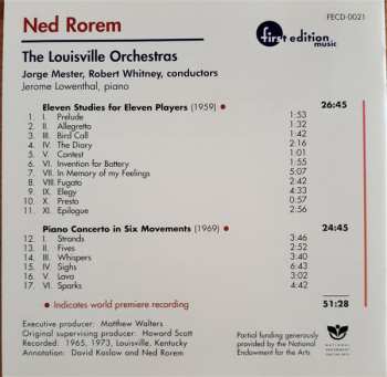 CD The Louisville Orchestra: Ned Rorem