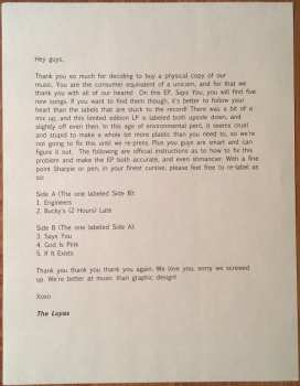 LP The Luyas: Says You LTD | CLR