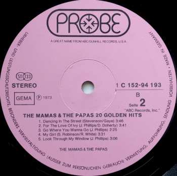 2LP The Mamas & The Papas: 20 Golden Hits