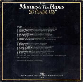 LP The Mamas & The Papas: 20 Greatest Hits
