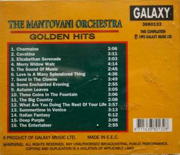 CD The Mantovani Orchestra: Golden Hits