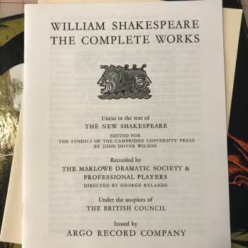 4LP/Coffret The Marlowe Dramatic Society And Professional Players: Henry VIII