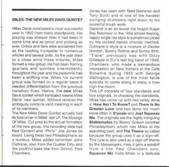 CD The Miles Davis Quintet: Miles / Steamin' With The Miles Davis Quintet