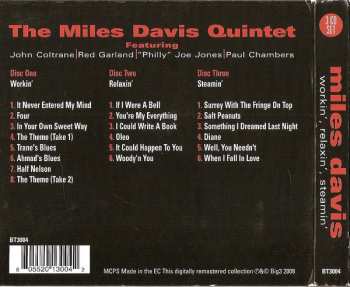 3CD/Coffret The Miles Davis Quintet: Workin, Relaxin', Steamin'
