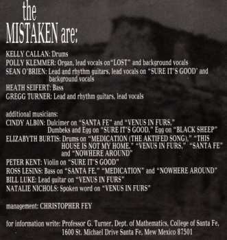 CD The Mistaken: Santa Fe