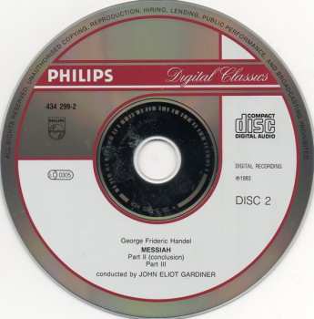 2CD/Coffret John Eliot Gardiner: Messiah / Der Messias / Le Messie