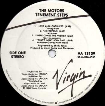 LP The Motors: Tenement Steps