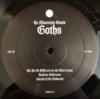 2LP The Mountain Goats: Goths