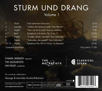 CD The Mozartists: Sturm Und Drang - 1