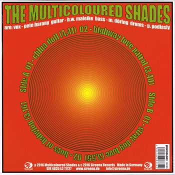 LP The Multicoloured Shades: The Lost Tapes LTD