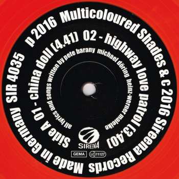 LP The Multicoloured Shades: The Lost Tapes LTD