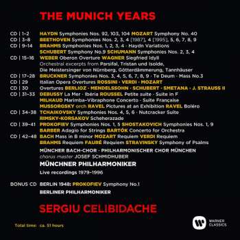 49CD/Coffret Sergiu Celibidache: The Munich Years