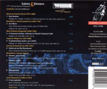 CD Jos Van Veldhoven: Saints & Sinners - 17th Century Musical Dialogues