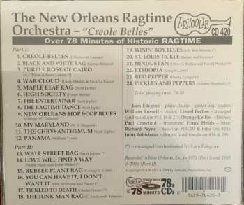 CD The New Orleans Ragtime Orchestra: New Orleans Ragtime Orchestra - Creole  Belles