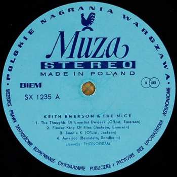 LP The Nice: Keith Emerson & The Nice