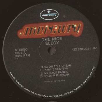 LP The Nice: Elegy
