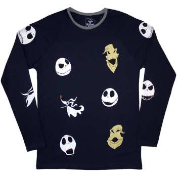 Merch The Nightmare Before Christmas: Long Sleeve T-shirt Character Heads