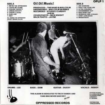 CD The Oppressed: Oi! Oi! Music!