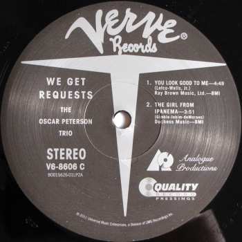 2LP The Oscar Peterson Trio: We Get Requests